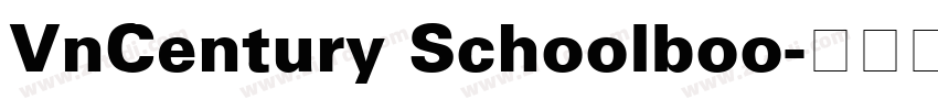 VnCentury Schoolboo字体转换